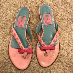 Pink Lilly sandals 🎀